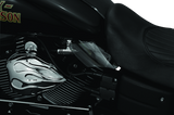 Kuryakyn Saddle Shields Heat Deflectors 99-17 Dyna Models Smoke Kuryakyn Heat Shields  AXOPROS