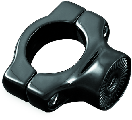 Kuryakyn Side Mount License Plate Holder Clamp 86-17 Softails Gloss Black Kuryakyn License Plate Relocation  AXOPROS