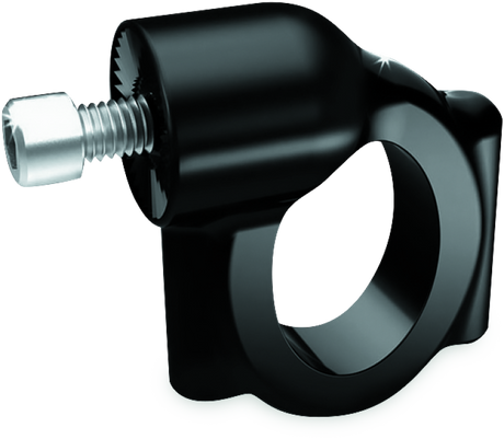 Kuryakyn Side Mount License Plate Holder Clamp 86-17 Softails Gloss Black Kuryakyn License Plate Relocation  AXOPROS