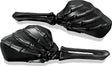 Kuryakyn Skeleton Hand Mirrors Black/Black Kuryakyn Rear View Mirrors  AXOPROS