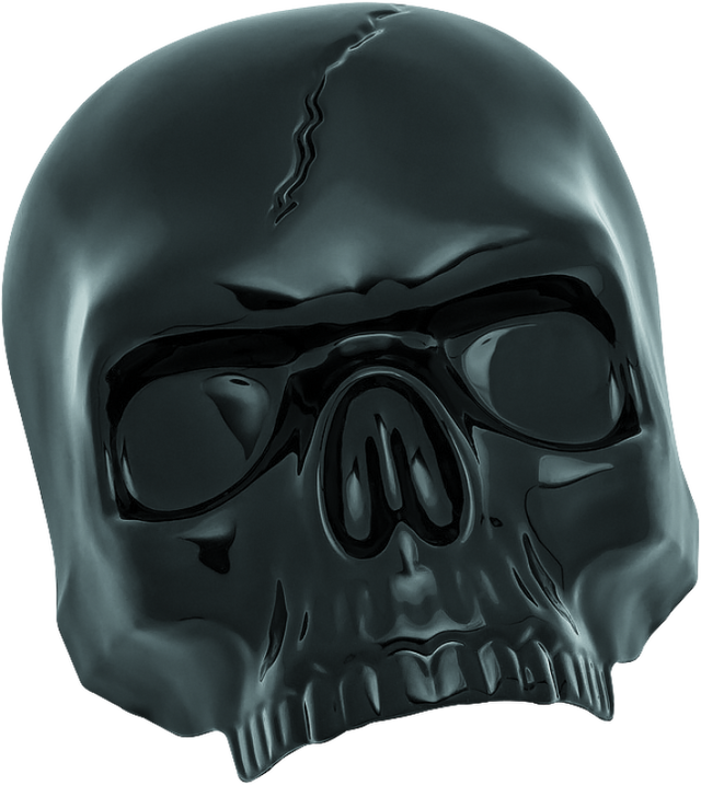Kuryakyn Skull Horn Cover Black Kuryakyn Horn Accessories  AXOPROS