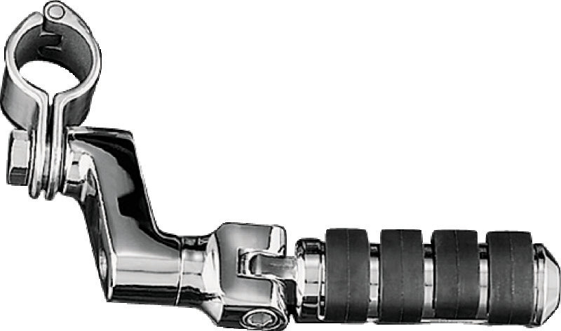 Kuryakyn Small ISO Offset Highway Pegs With 1-1/4inch Clamp Chrome (Pair) Kuryakyn Footpegs  AXOPROS