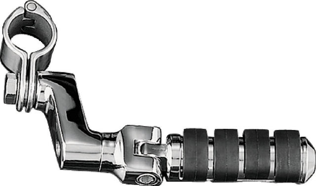 Kuryakyn Small ISO Offset Highway Pegs With 1-1/4inch Clamp Chrome (Pair) Kuryakyn Footpegs  AXOPROS