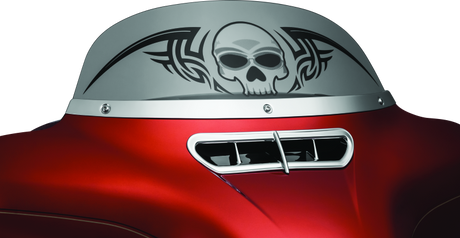 Kuryakyn Smooth Windshield Trim 14-Up Touring Chrome Kuryakyn Exterior Trim  AXOPROS