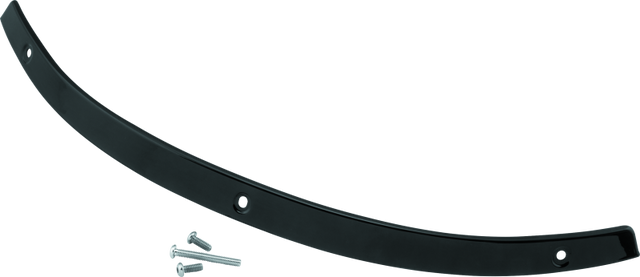 Kuryakyn Smooth Windshield Trim 14-Up Touring Gloss Black Kuryakyn Exterior Trim  AXOPROS