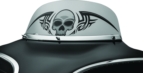 Kuryakyn Smooth Windshield Trim 96-13 Touring Chrome Kuryakyn Exterior Trim  AXOPROS