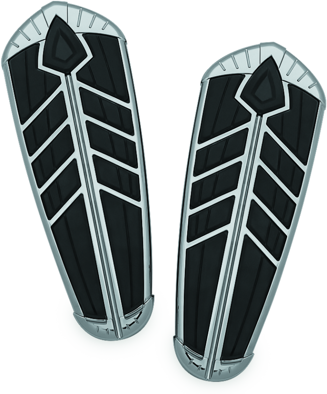 Kuryakyn Spear Driver Floorboard Inserts Indian Chrome Kuryakyn Footpegs  AXOPROS