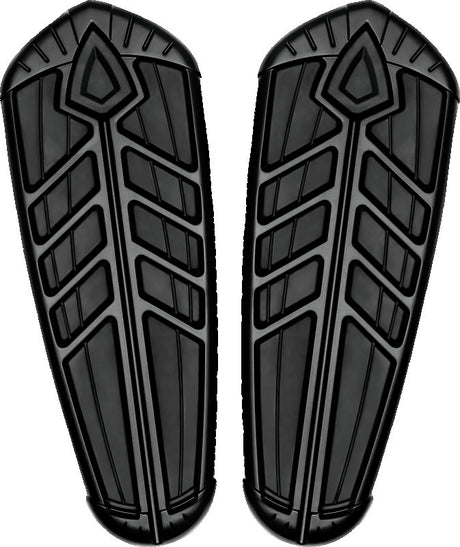 Kuryakyn Spear Driver Floorboard Inserts Satin Black Kuryakyn Footpegs  AXOPROS