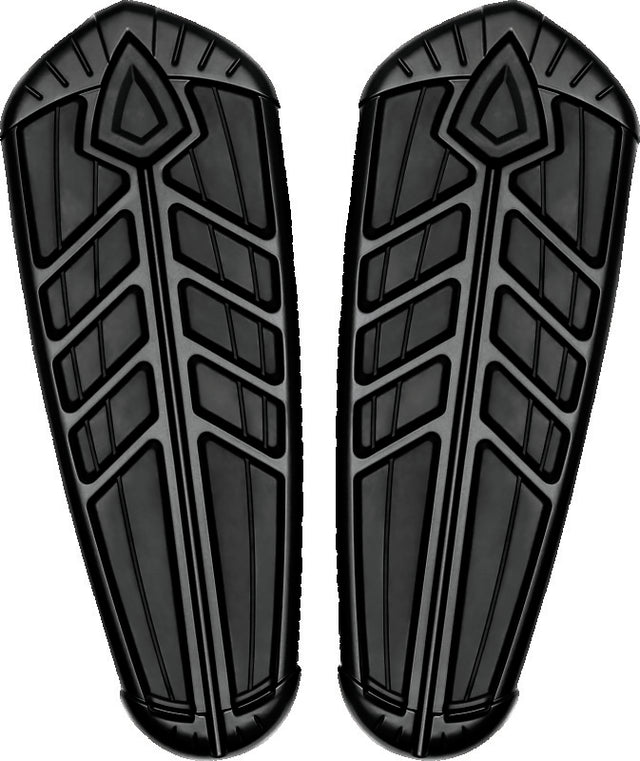 Kuryakyn Spear Driver Floorboard Inserts Satin Black Kuryakyn Footpegs  AXOPROS