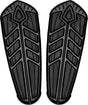 Kuryakyn Spear Driver Floorboard Inserts Satin Black Kuryakyn Footpegs  AXOPROS