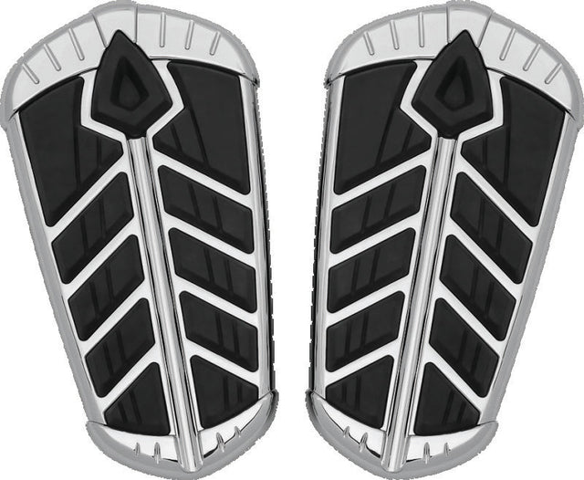 Kuryakyn Spear Floorboard Insert Passenger Indian Chrome Kuryakyn Footpegs  AXOPROS