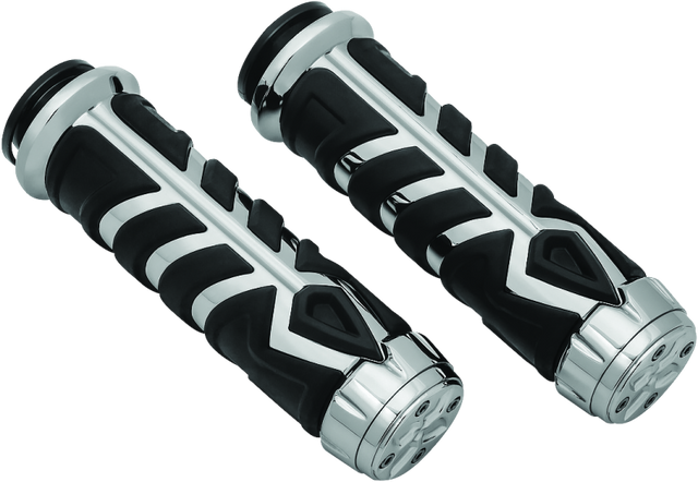Kuryakyn Spear Grips For Indian Chrome Kuryakyn Grips  AXOPROS