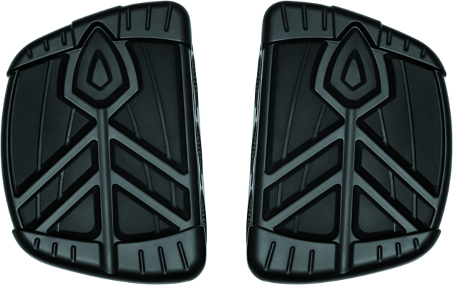 Kuryakyn Spear Mini Boards Without Adapter Satin Black Kuryakyn Running Boards  AXOPROS