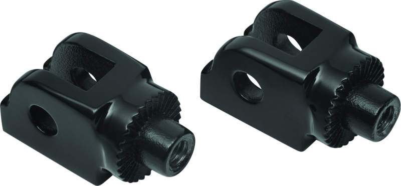 Kuryakyn Spline Driver Peg Adaptor Black Kuryakyn Footpegs  AXOPROS