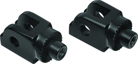 Kuryakyn Spline Driver Peg Adaptor Black Kuryakyn Footpegs  AXOPROS