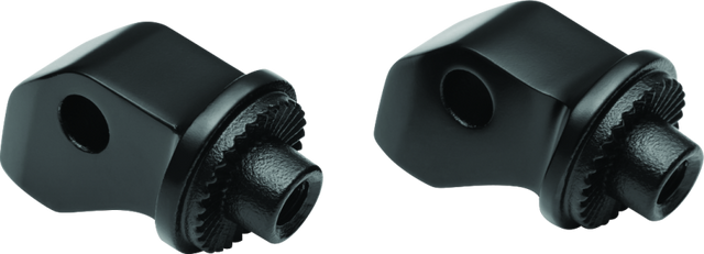 Kuryakyn Splined Front Peg Adapter 15-20 Scout Satin Black Kuryakyn Footpegs  AXOPROS