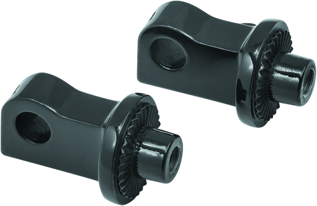 Kuryakyn Splined Peg Adapter Black Kuryakyn Footpegs  AXOPROS