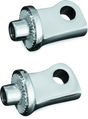 Kuryakyn Splined Peg Adapter Chrome Kuryakyn Footpegs  AXOPROS