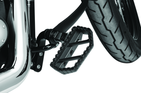 Kuryakyn Splined Peg Adapter Harley-Davidson Male Mount Black Kuryakyn Footpegs  AXOPROS