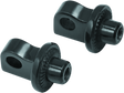 Kuryakyn Splined Peg Adapter Harley-Davidson Male Mount Black Kuryakyn Footpegs  AXOPROS