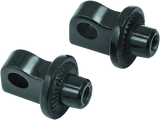 Kuryakyn Splined Peg Adapter Harley-Davidson Male Mount Black Kuryakyn Footpegs  AXOPROS