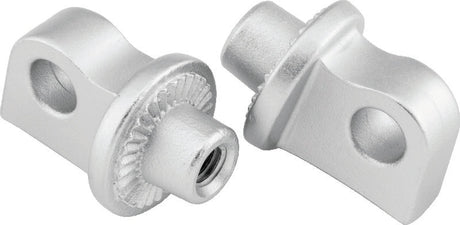Kuryakyn Splined Peg Adapter Silver Kuryakyn Footpegs  AXOPROS