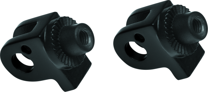 Kuryakyn Splined Peg Adapter Triumph Satin Black Kuryakyn Footpegs  AXOPROS