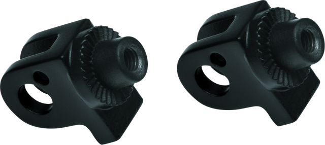 Kuryakyn Splined Peg Adapter Triumph Satin Black Kuryakyn Footpegs  AXOPROS