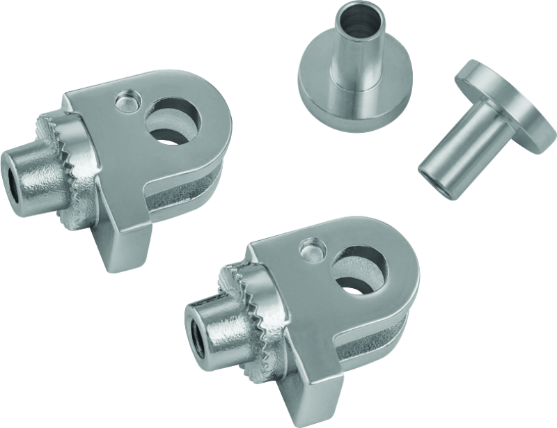 Kuryakyn Splined Peg Adaptor Triumph Chrome Kuryakyn Footpegs  AXOPROS