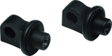 Kuryakyn Splined Peg Adaptors Satin Black Kuryakyn Footpegs  AXOPROS