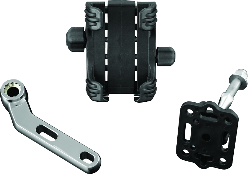 Kuryakyn Standard Cradle Tech-Connect Perch Mount Chrome Kuryakyn Phone Holders  AXOPROS