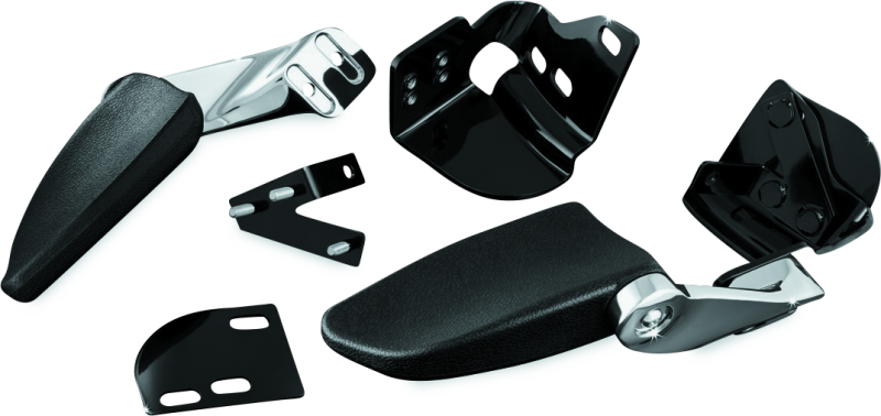 Kuryakyn Stealth Passenger Armrests 97-13 Touring Models Chrome Kuryakyn Armrests  AXOPROS