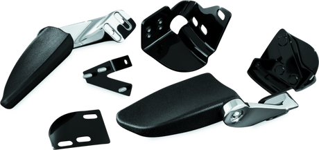 Kuryakyn Stealth Passenger Armrests 97-13 Touring Models Chrome Kuryakyn Armrests  AXOPROS