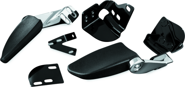 Kuryakyn Stealth Passenger Armrests 97-13 Touring Models Chrome Kuryakyn Armrests  AXOPROS