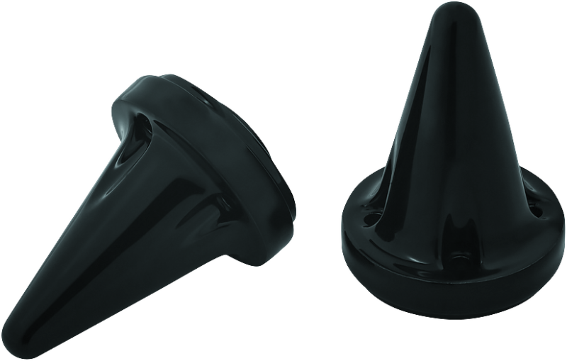 Kuryakyn Stiletto End Caps Grips Black Kuryakyn Grips  AXOPROS