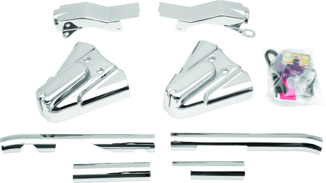 Kuryakyn Swingarm Cover Kit - Unlighted 86-99 Softail Models Chrome Kuryakyn Swingarms  AXOPROS