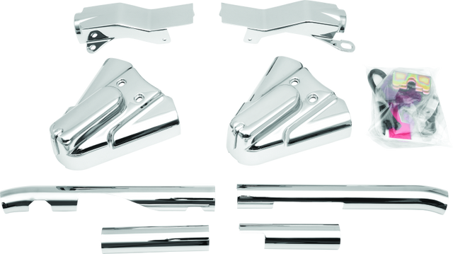 Kuryakyn Swingarm Cover Kit - Unlighted 86-99 Softail Models Chrome Kuryakyn Swingarms  AXOPROS