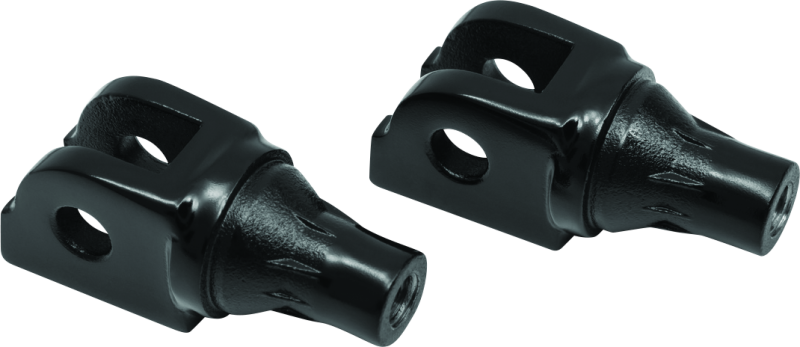 Kuryakyn Taper Driver Peg Adaptor Black Kuryakyn Footpegs  AXOPROS