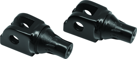 Kuryakyn Taper Driver Peg Adaptor Black Kuryakyn Footpegs  AXOPROS
