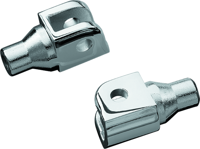 Kuryakyn Tapered Peg Adapter Front Chrome Kuryakyn Footpegs  AXOPROS