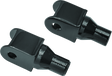 Kuryakyn Tapered Peg Adapter Honda Gloss Black Kuryakyn Footpegs  AXOPROS