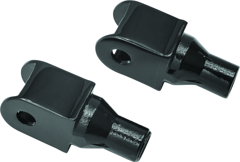 Kuryakyn Tapered Peg Adapter Honda Gloss Black Kuryakyn Footpegs  AXOPROS