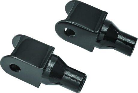 Kuryakyn Tapered Peg Adapter Honda Gloss Black Kuryakyn Footpegs  AXOPROS