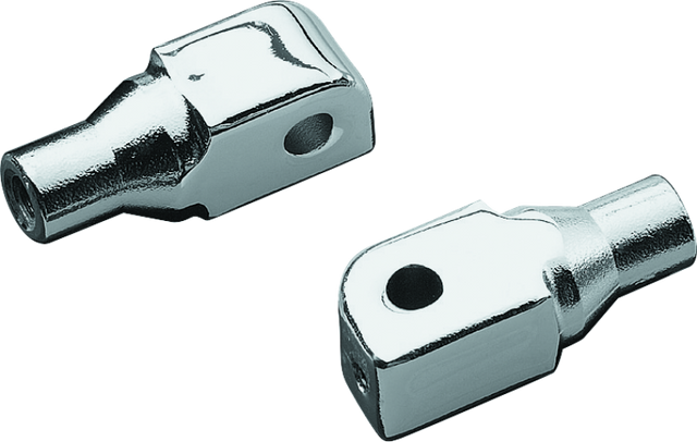 Kuryakyn Tapered Peg Adapter Honda Rear Chrome Kuryakyn Footpegs  AXOPROS