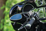 Kuryakyn Teardrop Mirrors Chrome Kuryakyn Rear View Mirrors  AXOPROS