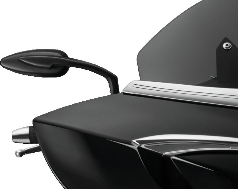 Kuryakyn Teardrop Mirrors Satin Black Kuryakyn Rear View Mirrors  AXOPROS