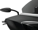 Kuryakyn Teardrop Mirrors Satin Black Kuryakyn Rear View Mirrors  AXOPROS