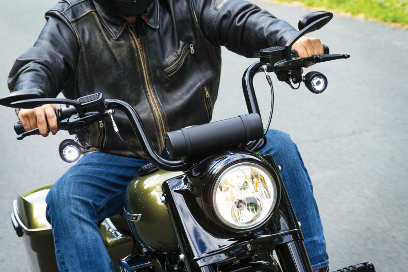 Kuryakyn Teardrop Mirrors Satin Black Kuryakyn Rear View Mirrors  AXOPROS