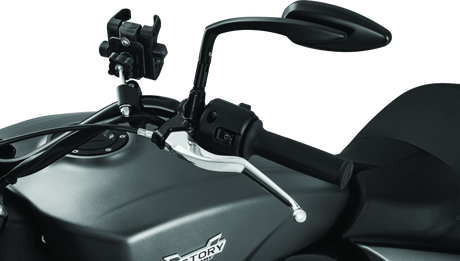 Kuryakyn Tech-Connect Bar Mount 7/8 To 1 -1-1/4in Bars 1-5/8in to 3-5/8in Wide Kuryakyn Phone Holders  AXOPROS