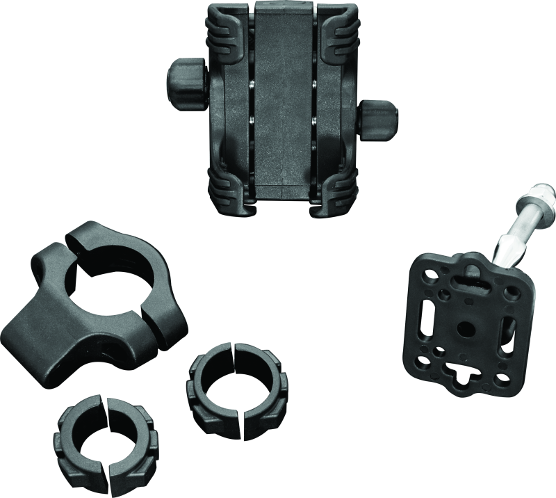 Kuryakyn Tech-Connect Bar Mount 7/8 To 1 -1-1/4in Bars 1-5/8in to 3-5/8in Wide Kuryakyn Phone Holders  AXOPROS